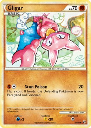 Gligar (49) [Undaunted] Reverse Holofoil