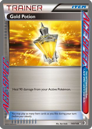 Gold Potion (140) [Boundaries Crossed] Holofoil