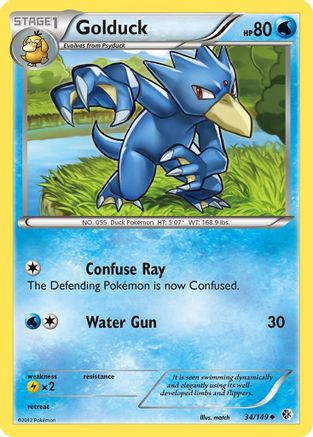 Golduck (34) (34) [Boundaries Crossed]