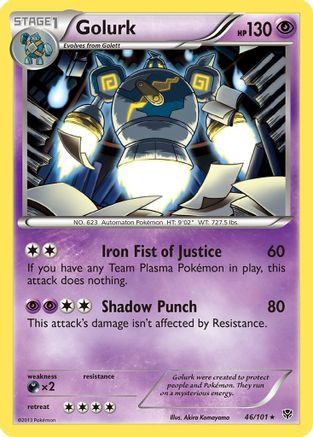 Golurk (46) [Plasma Blast] Holofoil