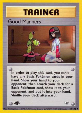 Good Manners (111) [Gym Heroes] 1st Edition