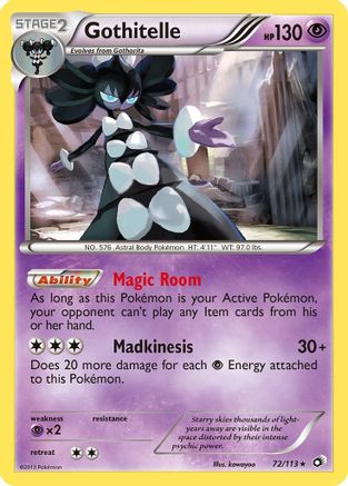 Gothitelle (72) [Legendary Treasures] Reverse Holofoil