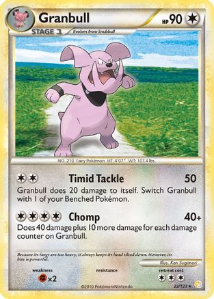 Granbull (22) [HeartGold SoulSilver]