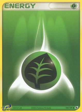 Grass Energy (104) [Ruby and Sapphire] Reverse Holofoil