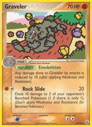 Graveler (34) [Legend Maker] Reverse Holofoil