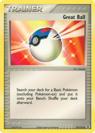 Great Ball (92) [FireRed & LeafGreen] Reverse Holofoil