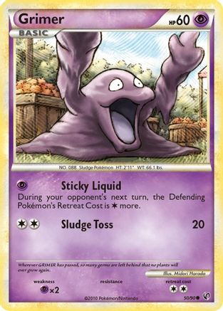 Grimer (50) [Undaunted] Reverse Holofoil