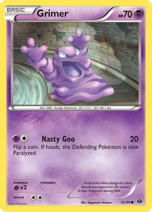 Grimer (52) [Next Destinies] Reverse Holofoil