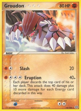 Groudon - 014/106 (14) [Emerald]
