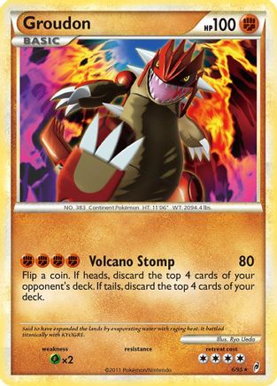 Groudon (6) [Call of Legends] Reverse Holofoil