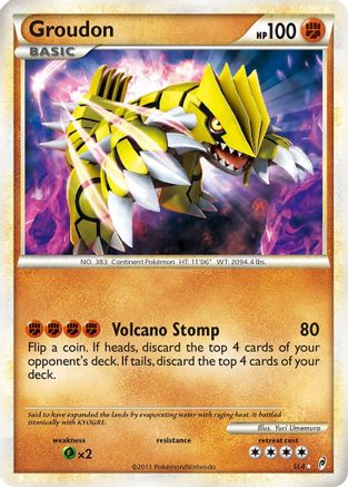 Groudon (Shiny) (SL4) [Call of Legends] Holofoil