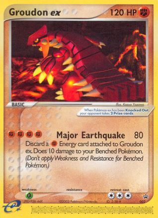 Groudon ex - 002 (Nintendo Power Magazine) (2) [Nintendo Promos]