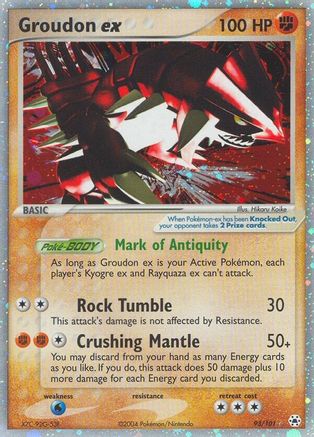 Groudon ex (93) [Hidden Legends] Holofoil
