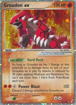 Groudon ex (93) [Crystal Guardians] Holofoil