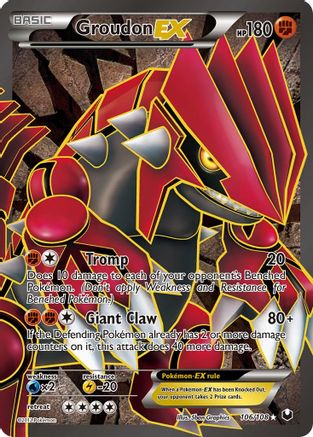 Groudon EX (106 Full Art) (106) [Dark Explorers] Holofoil