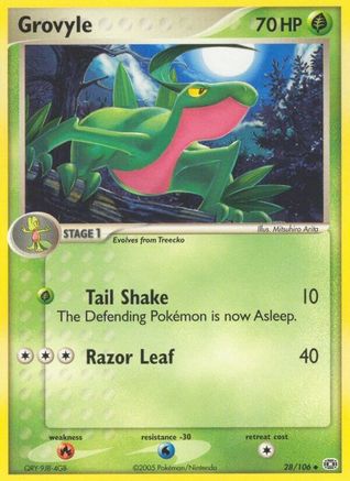 Grovyle (28) [Emerald] Reverse Holofoil