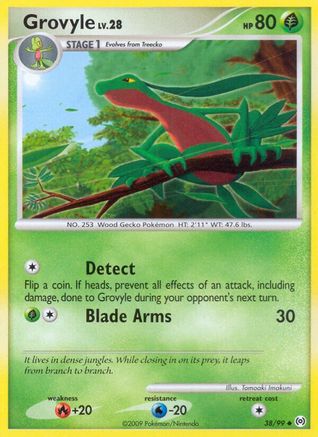 Grovyle (38) (38) [Arceus] Reverse Holofoil