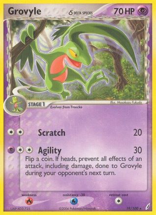 Grovyle (Delta Species) (19) [Crystal Guardians]