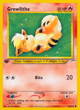 Growlithe (68) [Neo Destiny] Unlimited