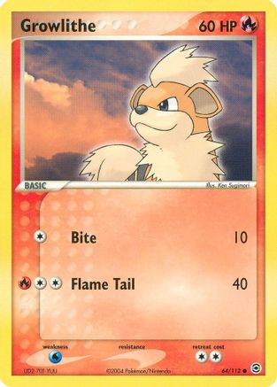 Growlithe (64) [FireRed & LeafGreen]