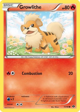 Growlithe (11) (11) [Next Destinies] Reverse Holofoil