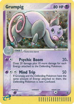 Grumpig (6) [Dragon] Reverse Holofoil