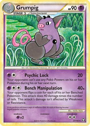 Grumpig (23) [Triumphant] Reverse Holofoil