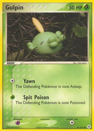Gulpin (62) [Hidden Legends] Reverse Holofoil