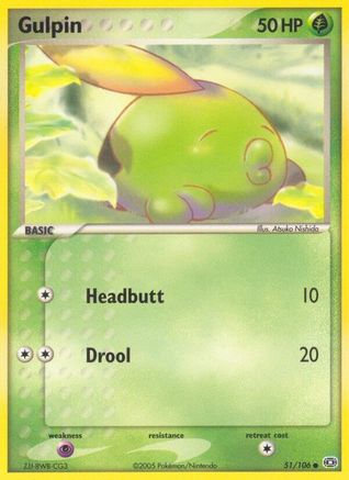Gulpin (51) [Emerald] Reverse Holofoil
