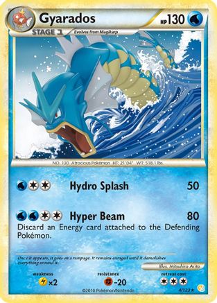 Gyarados (4) [HeartGold SoulSilver] Reverse Holofoil