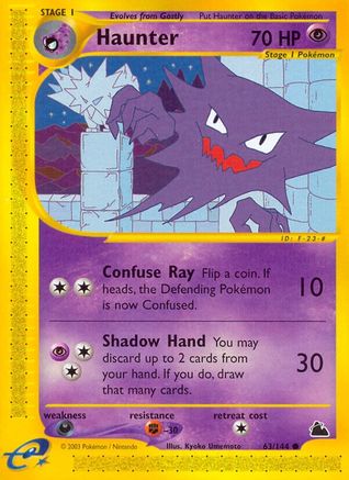 Haunter (63) [Skyridge] Reverse Holofoil