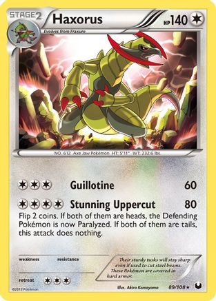 Haxorus (89) [Dark Explorers] Holofoil