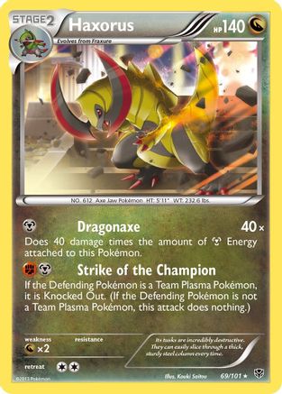 Haxorus (69) [Plasma Blast] Holofoil