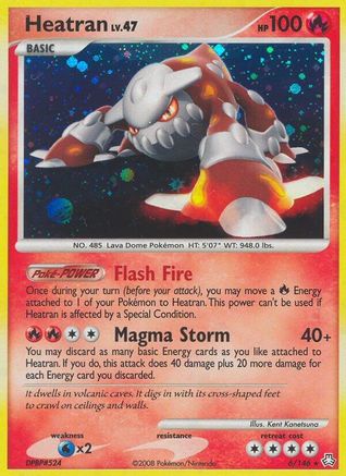 Heatran (6) (6) [Legends Awakened] Reverse Holofoil