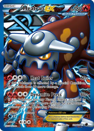 Heatran EX (Team Plasma) (Full Art) (109) [Plasma Freeze] Holofoil