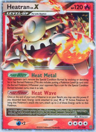 Heatran LV.X (97) [Stormfront] Holofoil