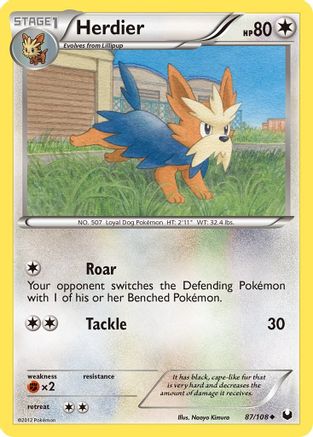 Herdier (87) [Dark Explorers] Reverse Holofoil