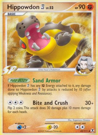 Hippowdon E4 (42) [Rising Rivals] Reverse Holofoil