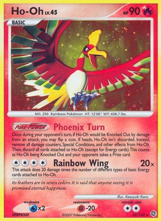 Ho-Oh (10) [Secret Wonders] Holofoil