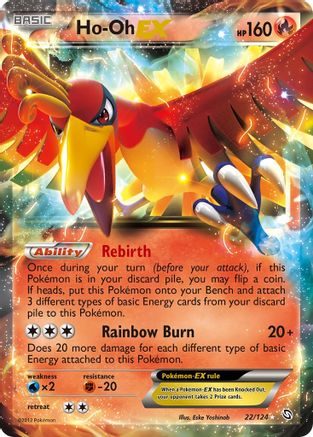 Ho-Oh EX (22) [Dragons Exalted] Holofoil