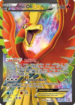 Ho-Oh Ex (119 Full Art) (119) [Dragons Exalted] Holofoil