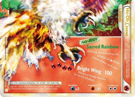 Ho-Oh Legend (Bottom) (112) [HeartGold SoulSilver] Holofoil