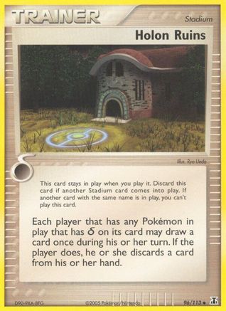 Holon Ruins (96) [Delta Species] Reverse Holofoil