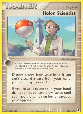 Holon Scientist (97) [Delta Species] Reverse Holofoil