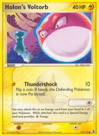 Holon's Voltorb (71) [Delta Species] Reverse Holofoil