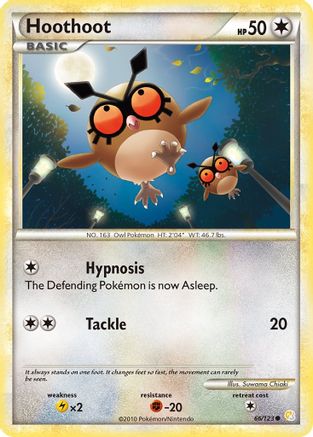 Hoothoot (66) [HeartGold SoulSilver] Reverse Holofoil