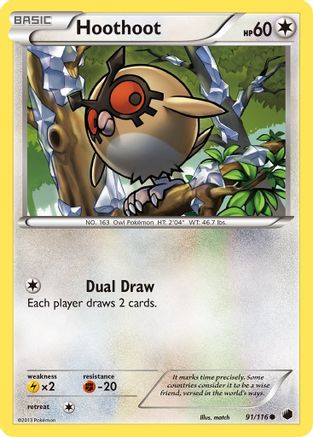 Hoothoot (91) [Plasma Freeze] Reverse Holofoil