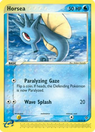 Horsea - 58/97 (58) [Dragon] Reverse Holofoil