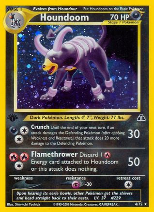 Houndoom (4) (4) [Neo Discovery] Unlimited Holofoil