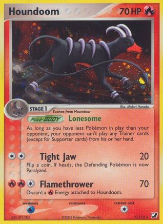 Houndoom (7) [Unseen Forces] Reverse Holofoil